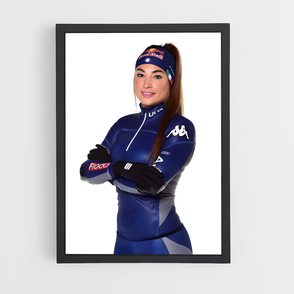 Poster Dorothea de wierer – affiche Biathlon (vue 2)